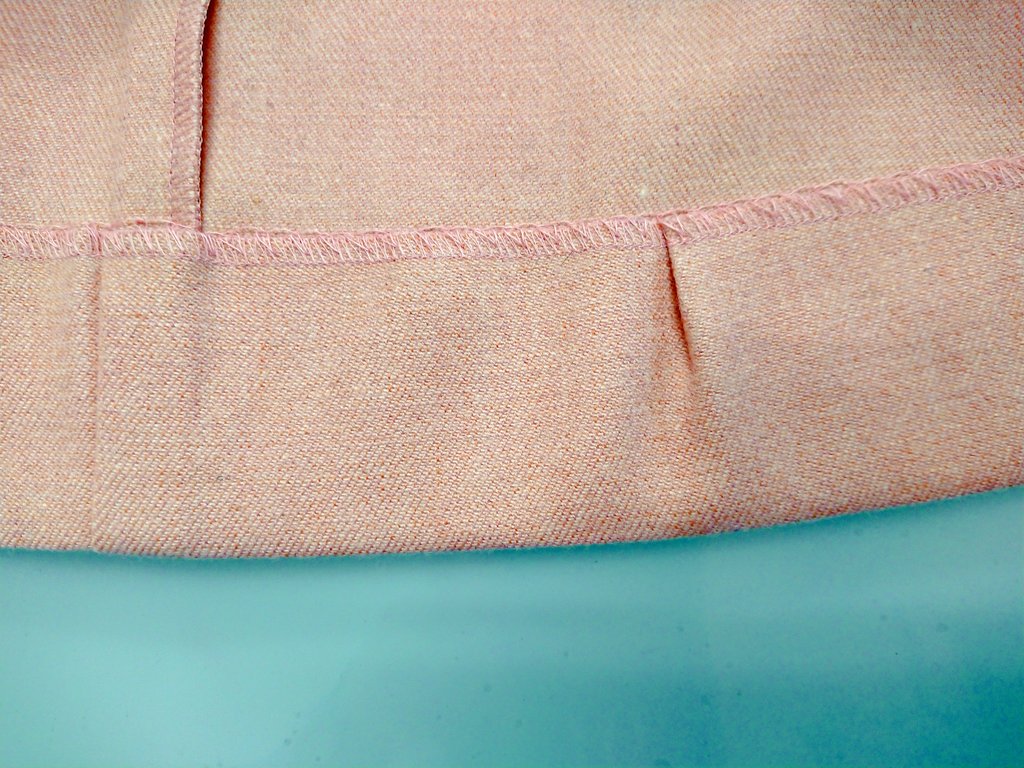 スカートの縫い代